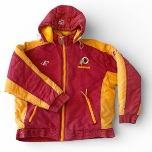 Vintage Washington Redskins hooded parka